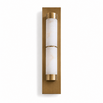 Arden Spanish Alabaster Column Sconce