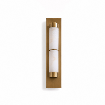 Arden Spanish Alabaster Column Sconce