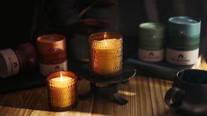 Winter Scented Candle Pair: Pine & Spice Aromática