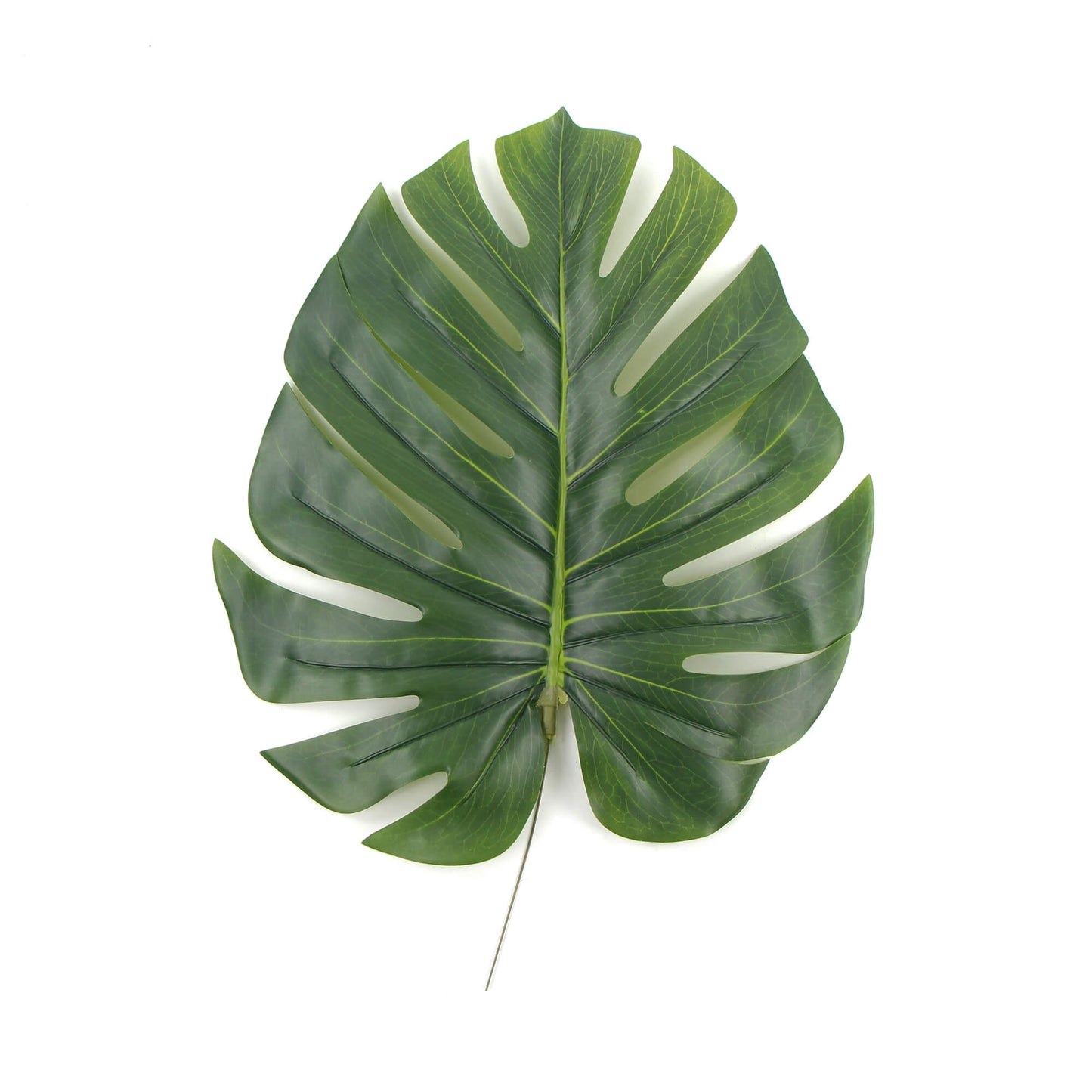 Single Philodendron Leaf Artificial Hanging Plant 11.5in (Clearance Price)