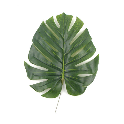 Single Philodendron Leaf Artificial Hanging Plant 11.5in (Clearance Price)