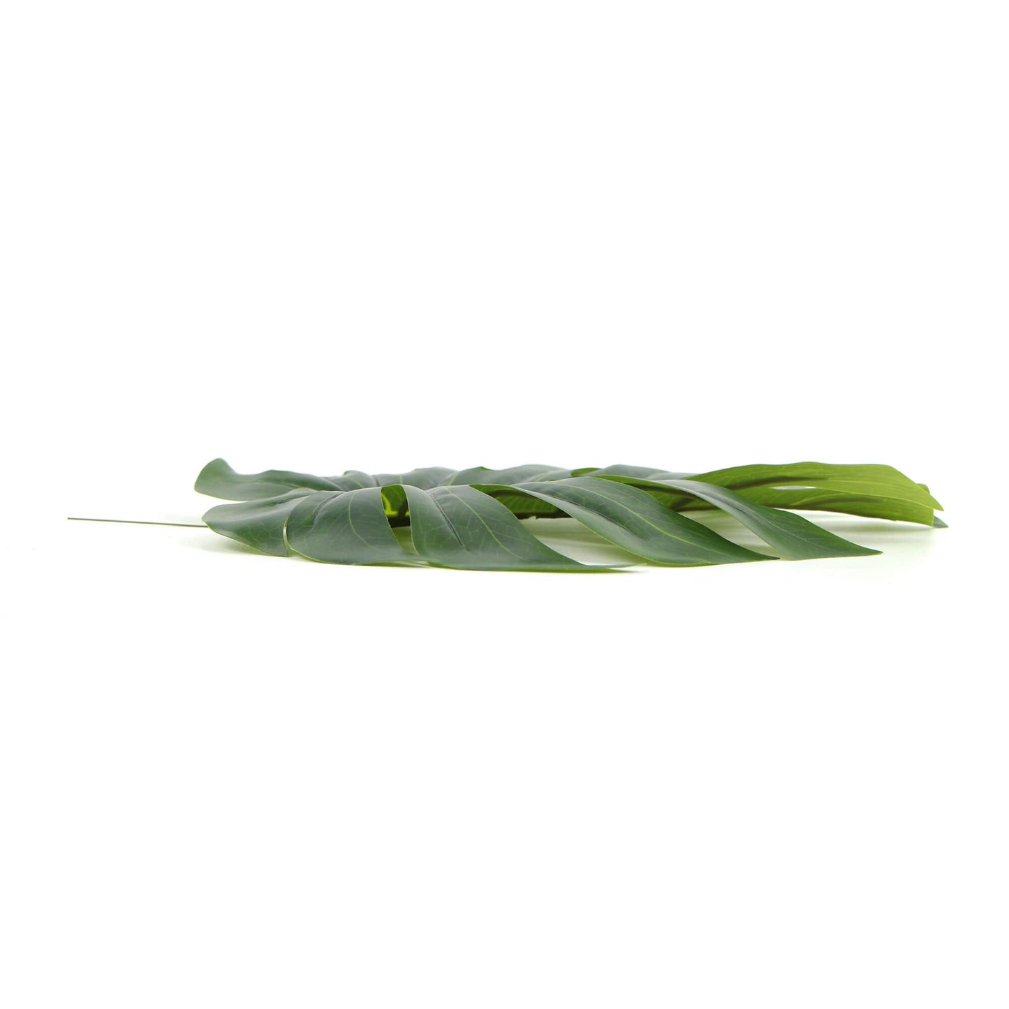 Single Philodendron Leaf Artificial Hanging Plant 11.5in (Clearance Price)
