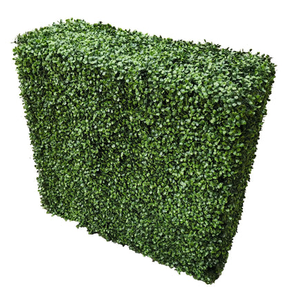 Two Tone Green Boxwood Artificial Hedge 40×40in – UV Resistant – Commercial Grade