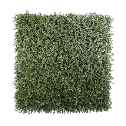 Dense Lush Boxwood Artificial Vertical Garden Green Wall Panel 40×40in 11 SQ FT – NFPA701 Fire Rated – UV Resistant – Commercial Grade