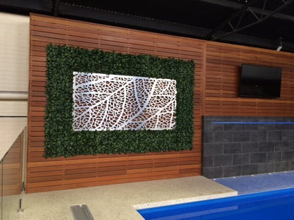 Laurel Artificial Vertical Garden Green Wall Panel 40×40in 11 SQ FT – UV Resistant – Commercial Grade