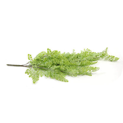 Light Green Maidenhair Fern Artificial Hanging Plant 31in – UV Resistant