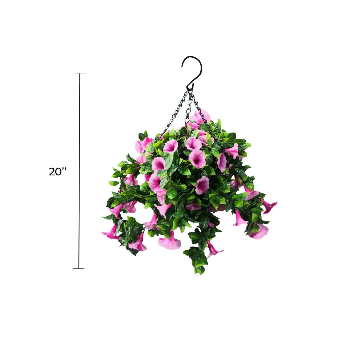 Artificial Hanging Basket – Petunia Flowering – UV Resistant