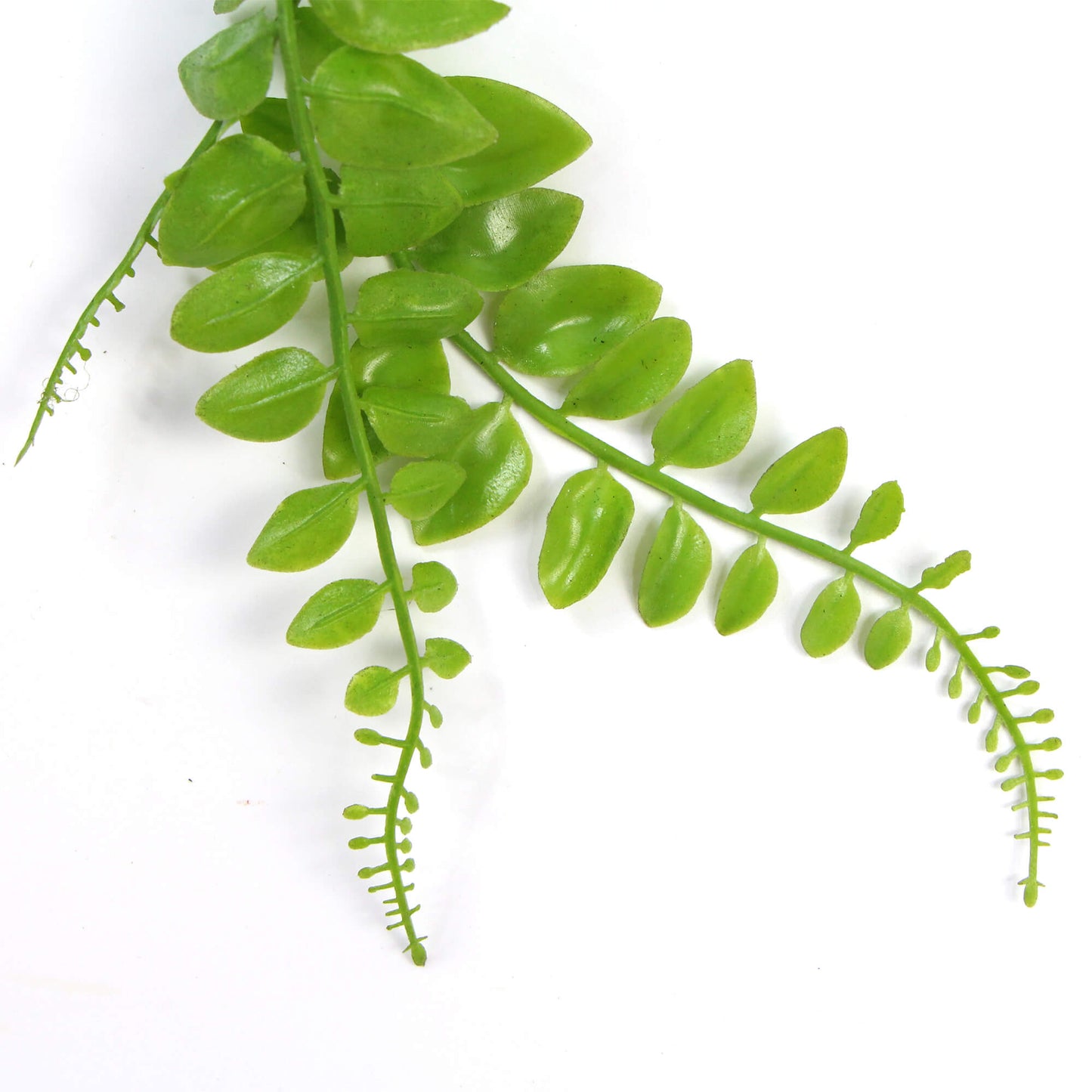 Light Green Button Fern Artificial Hanging Plant 31in – UV Resistant