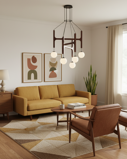 Astra Wood Chandelier