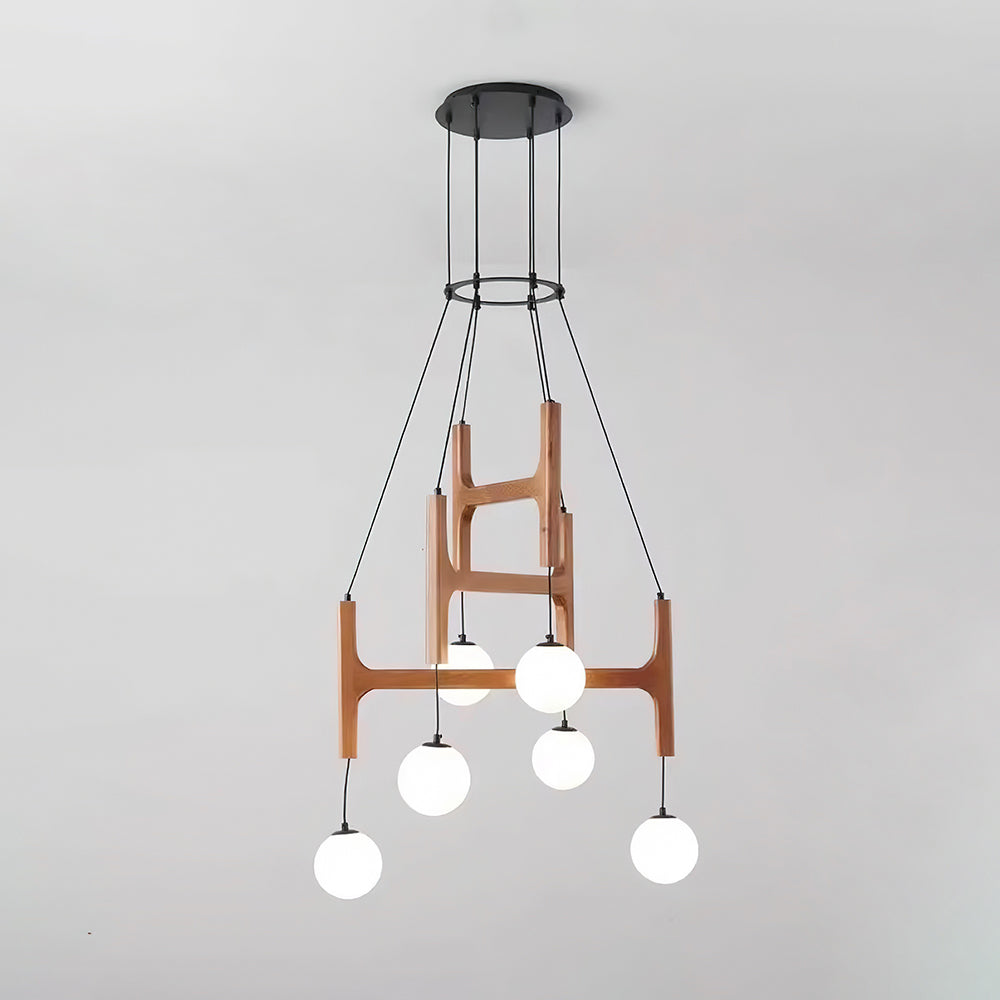 Astra Wood Chandelier