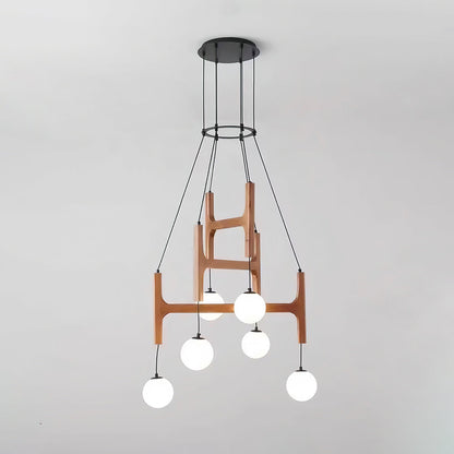 Astra Wood Chandelier