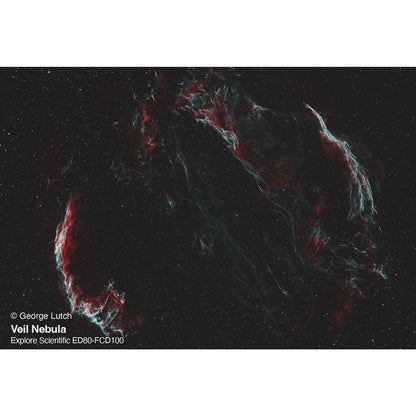 ED80-FCD100 Series Air-Spaced Triplet Refractor Telescope and Field Flattener f/5 to f/7