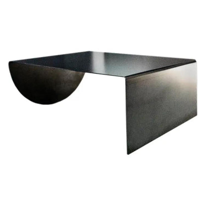 Raw Steel Asymmetrical Industrial Coffee Table Heavy Duty 4mm