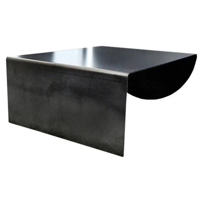 Raw Steel Asymmetrical Industrial Coffee Table Heavy Duty 4mm