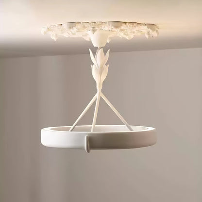 Athena Plaster Ring Chandelier