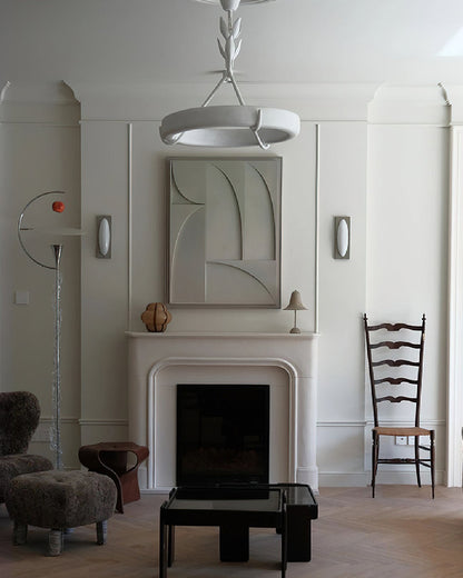 Athena Plaster Ring Chandelier