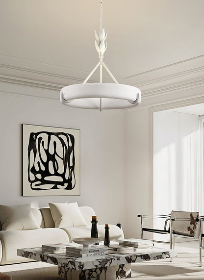 Athena Plaster Ring Chandelier