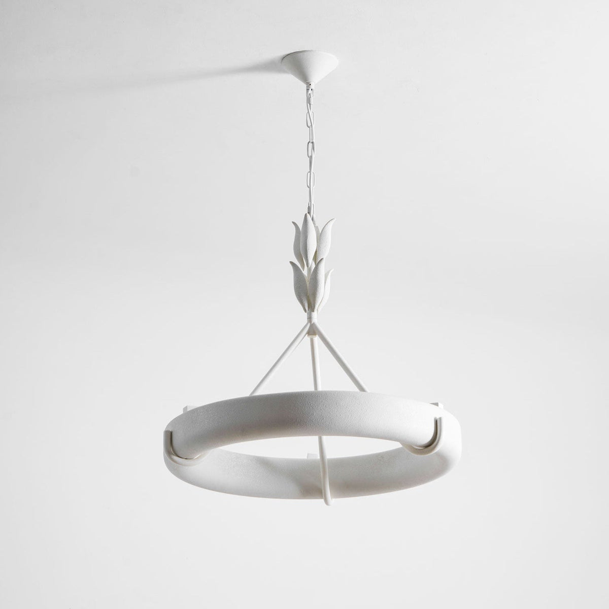 Athena Plaster Ring Chandelier