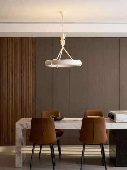 Athena Plaster Ring Chandelier