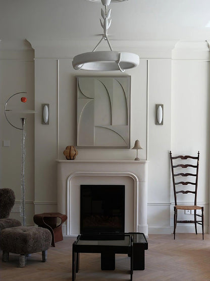 Athena Plaster Ring Chandelier