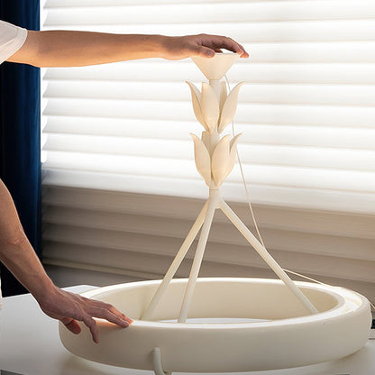 Athena Plaster Ring Chandelier
