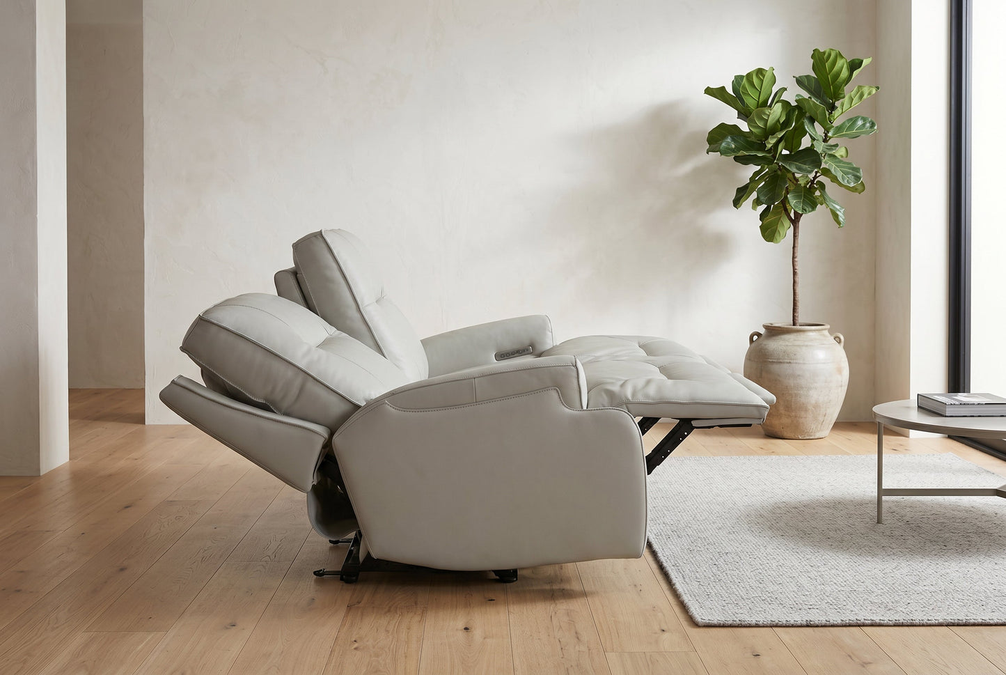 Atlas Fog 2-Piece Power Reclining Sofa Set