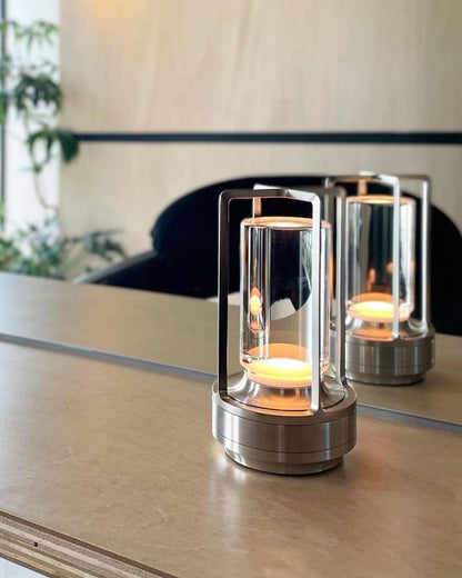 Portable Cordless Lantern Table Lamp