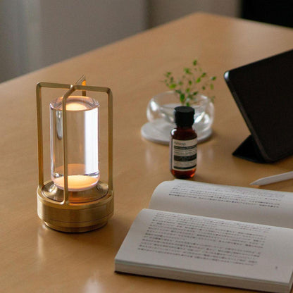 Portable Cordless Lantern Table Lamp