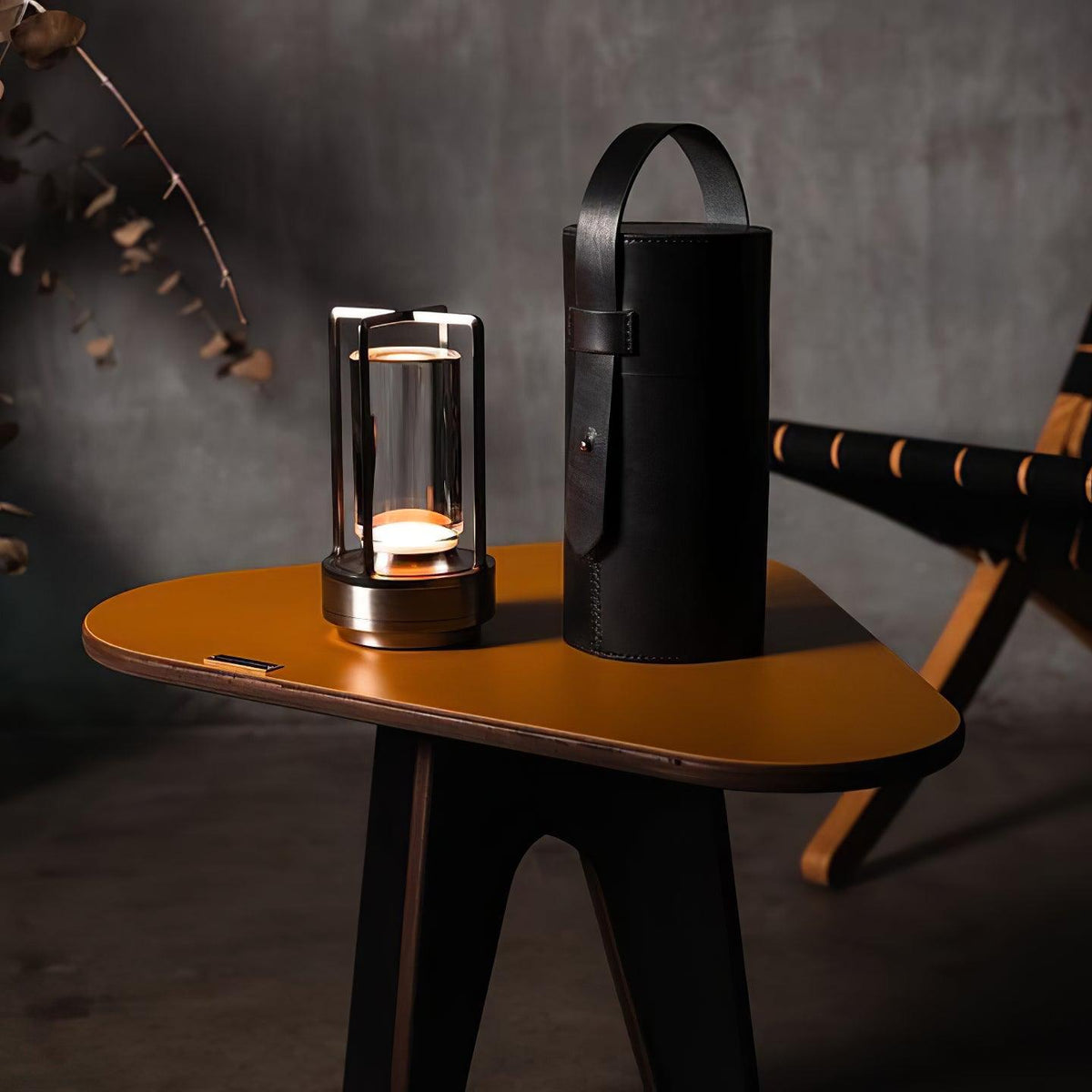 Portable Cordless Lantern Table Lamp
