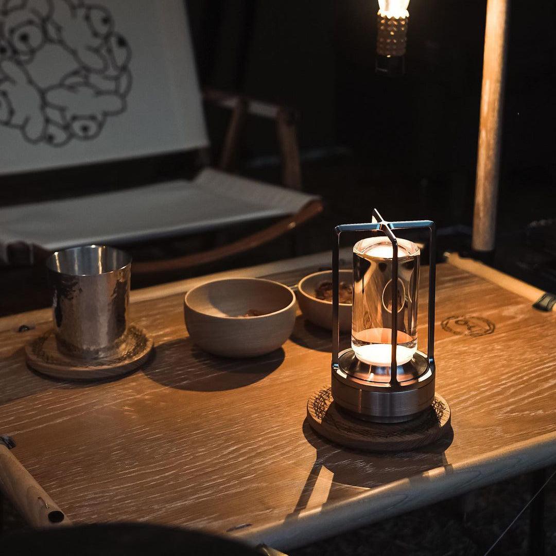 Portable Cordless Lantern Table Lamp