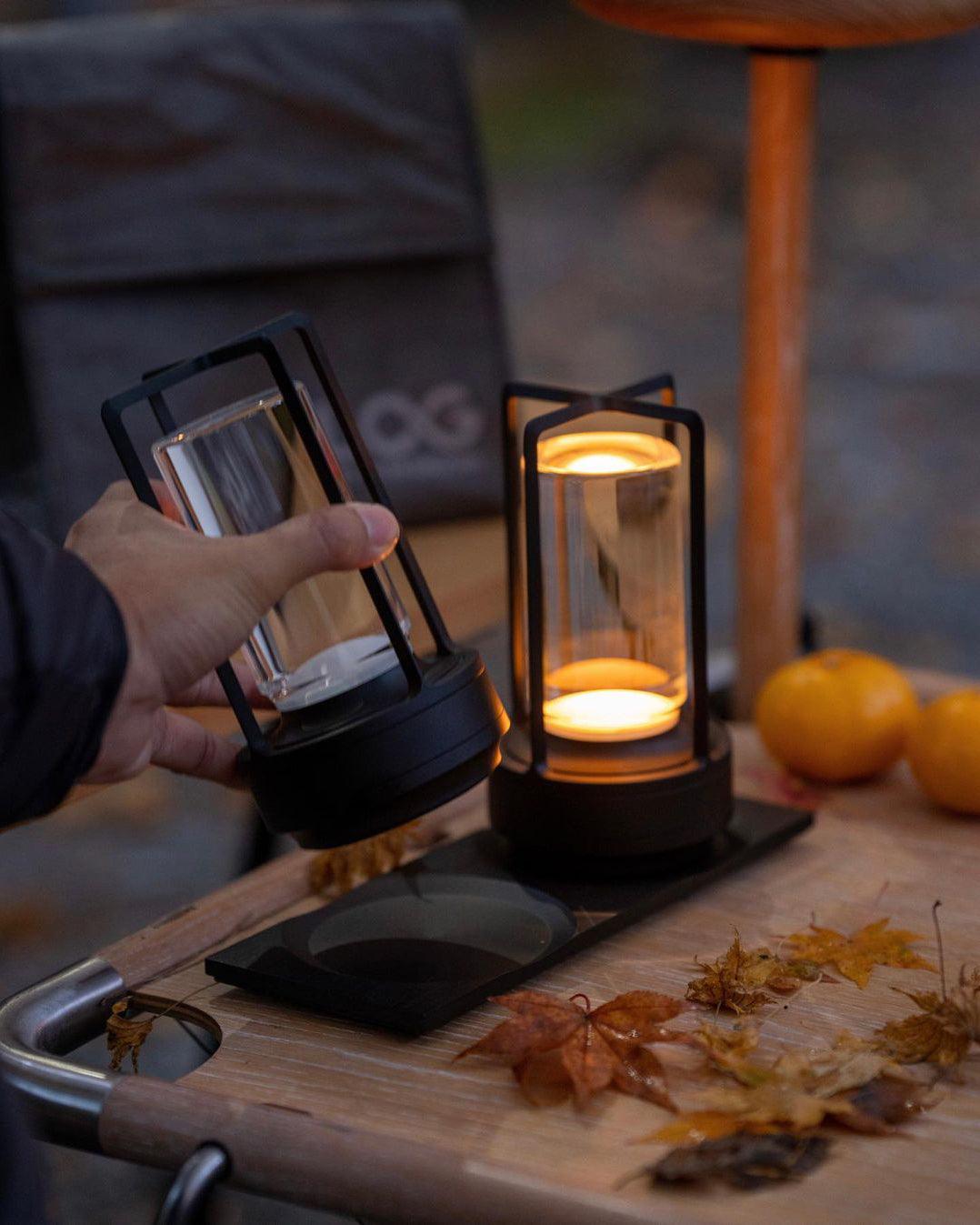Portable Cordless Lantern Table Lamp