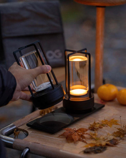 Portable Cordless Lantern Table Lamp