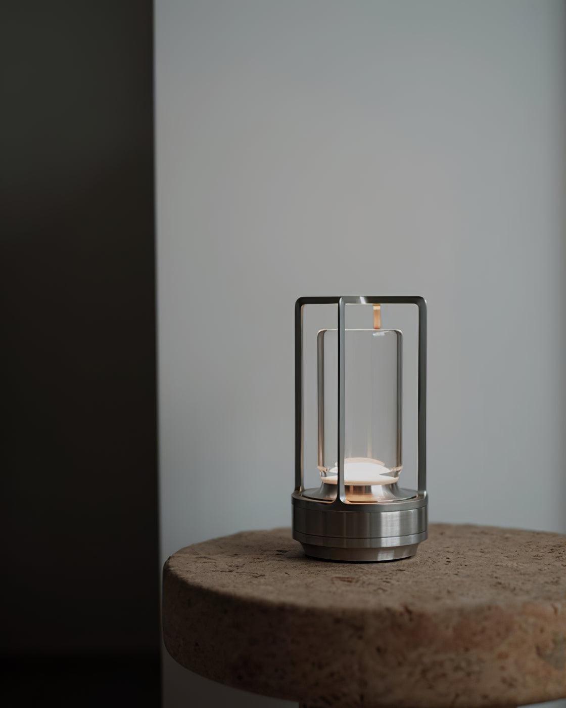 Portable Cordless Lantern Table Lamp