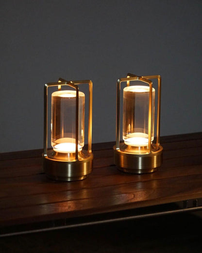 Portable Cordless Lantern Table Lamp