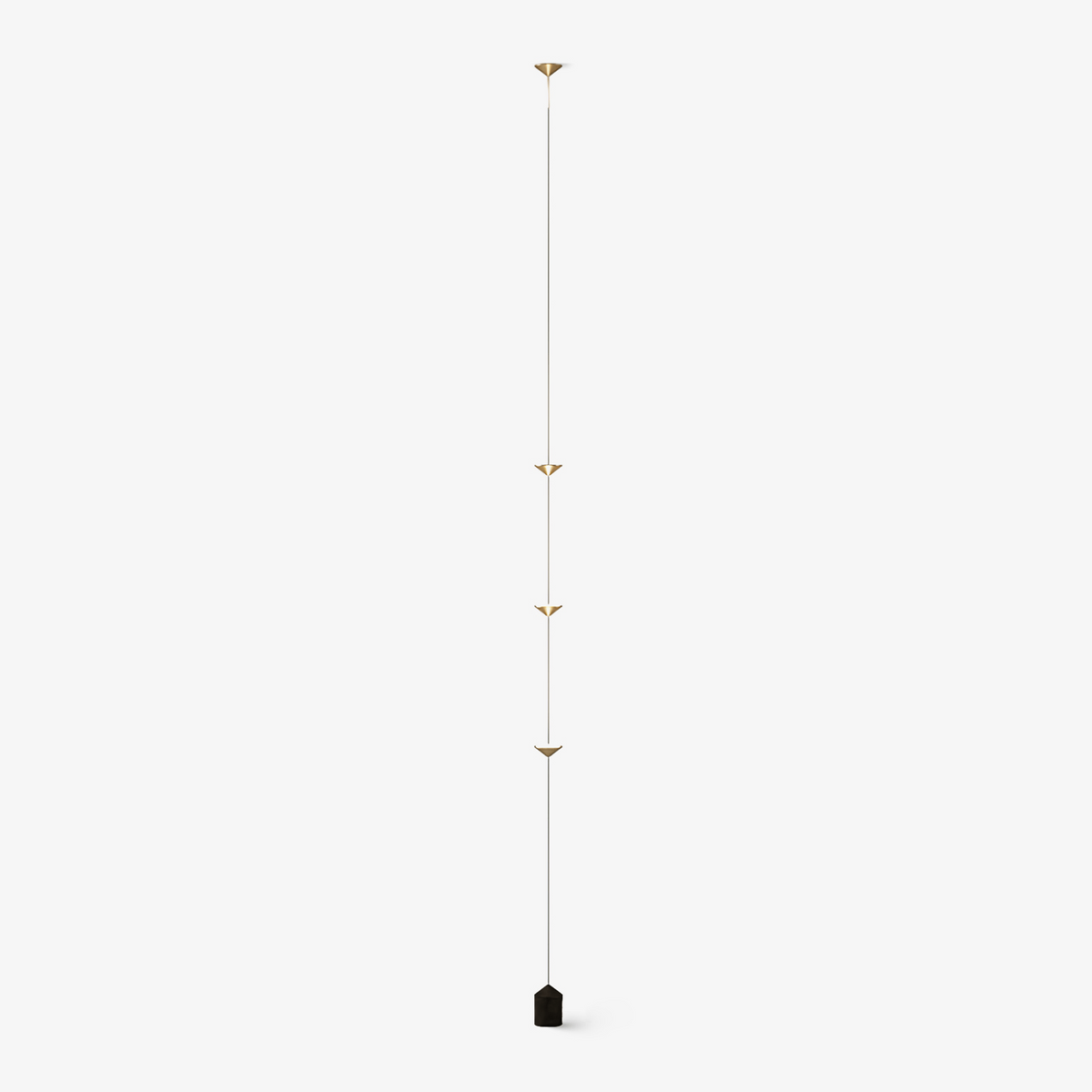 Aurevane Marble Tension Floor Lamp