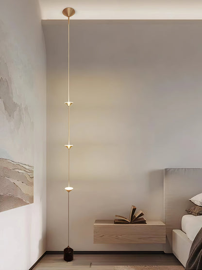 Aurevane Marble Tension Floor Lamp