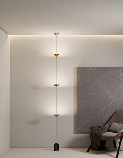 Aurevane Marble Tension Floor Lamp