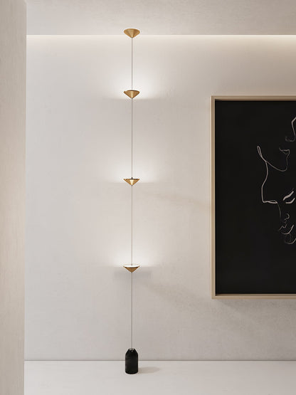 Aurevane Marble Tension Floor Lamp