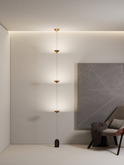 Aurevane Marble Tension Floor Lamp