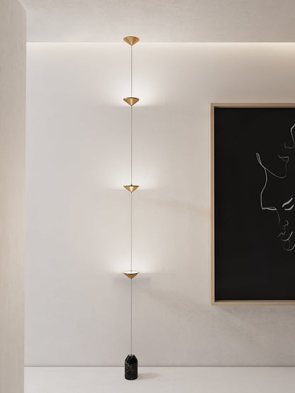 Aurevane Marble Tension Floor Lamp