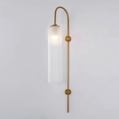 Caelora Arc Glass Wall Sconce