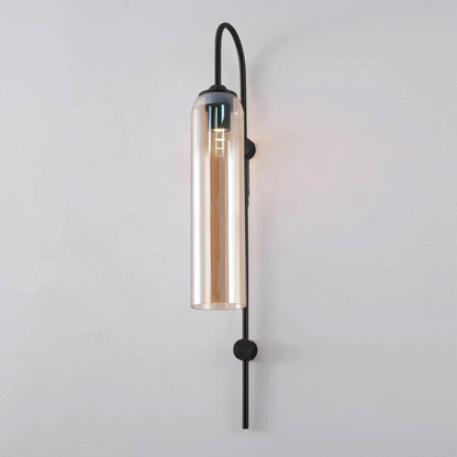 Caelora Arc Glass Wall Sconce