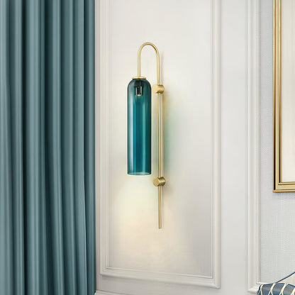 Caelora Arc Glass Wall Sconce