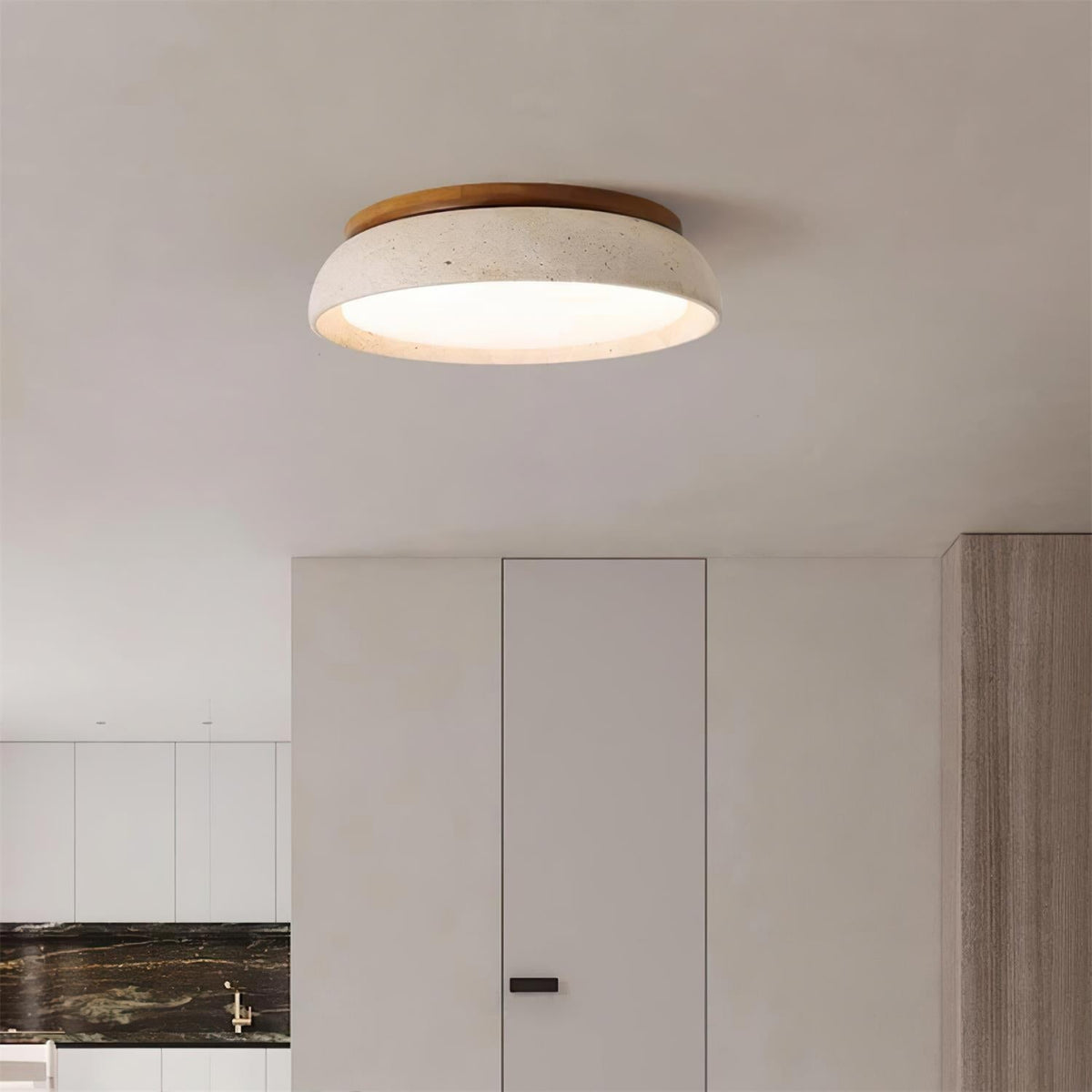 Aurevon Travertine Ceiling Light