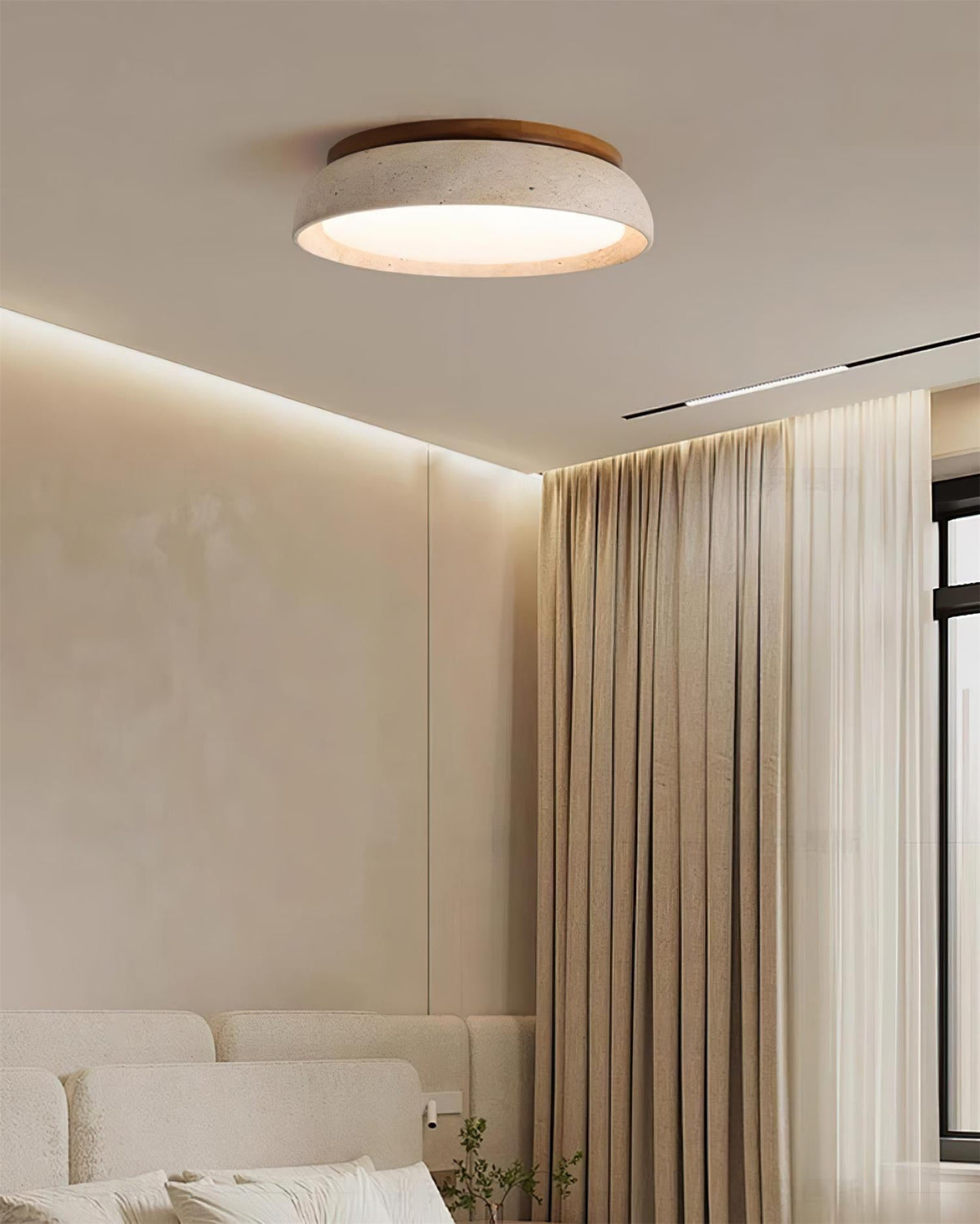 Aurevon Travertine Ceiling Light