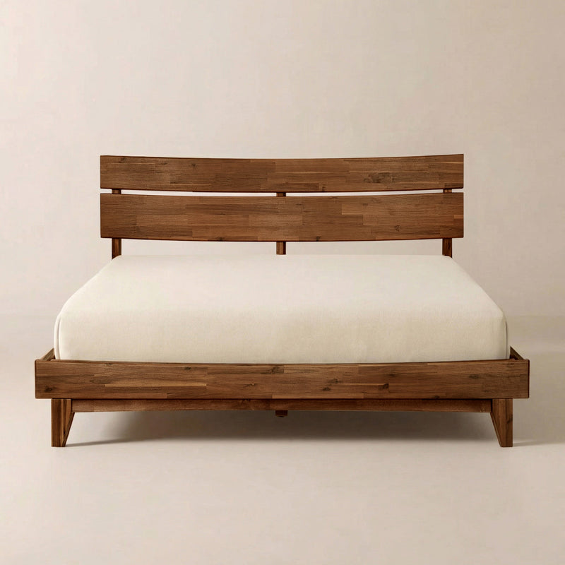Aurora Solid Wood Bed Frame