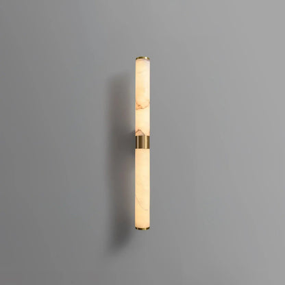 Cylindrical Alabaster Line Wall Light