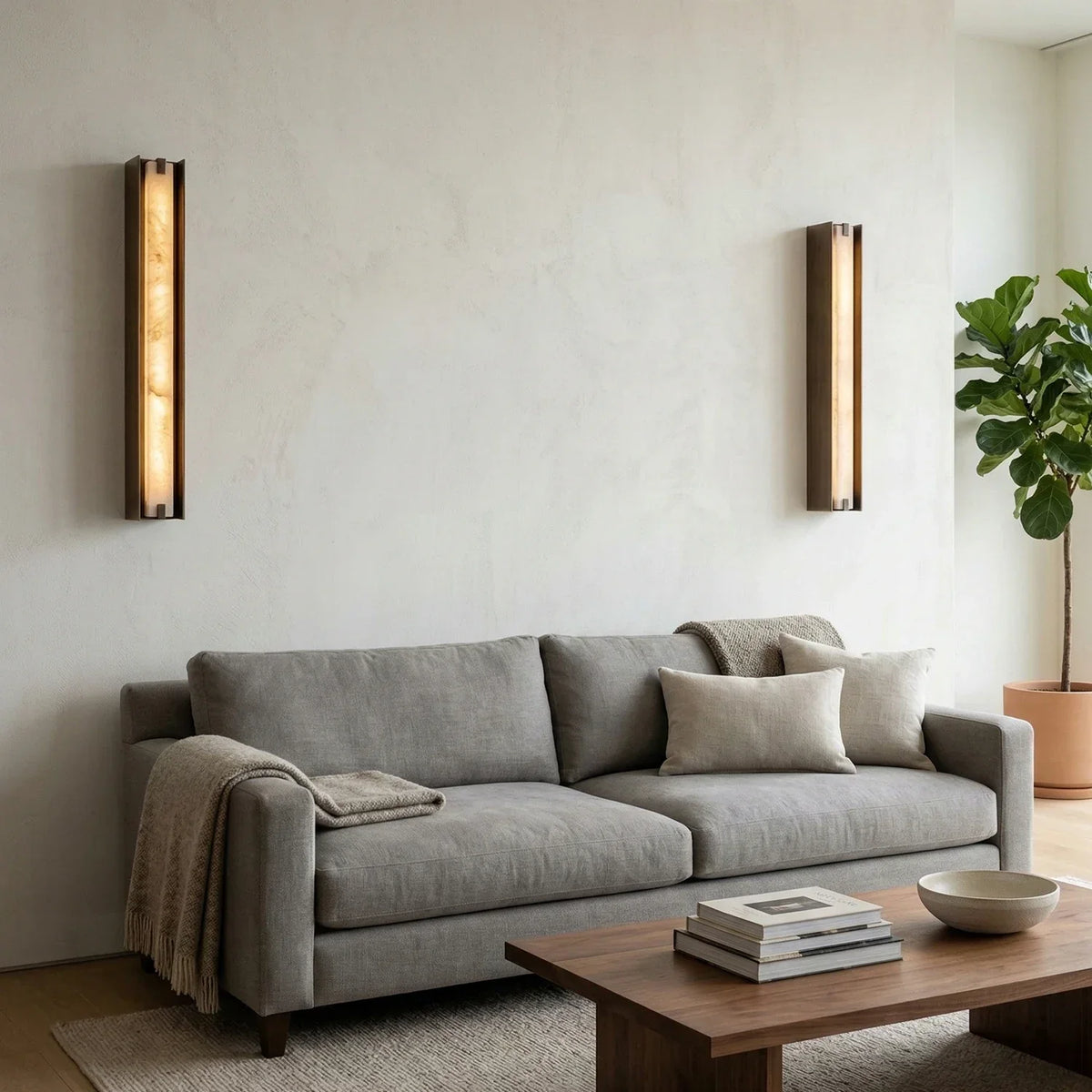 Axis Alabaster Linear Wall Sconce