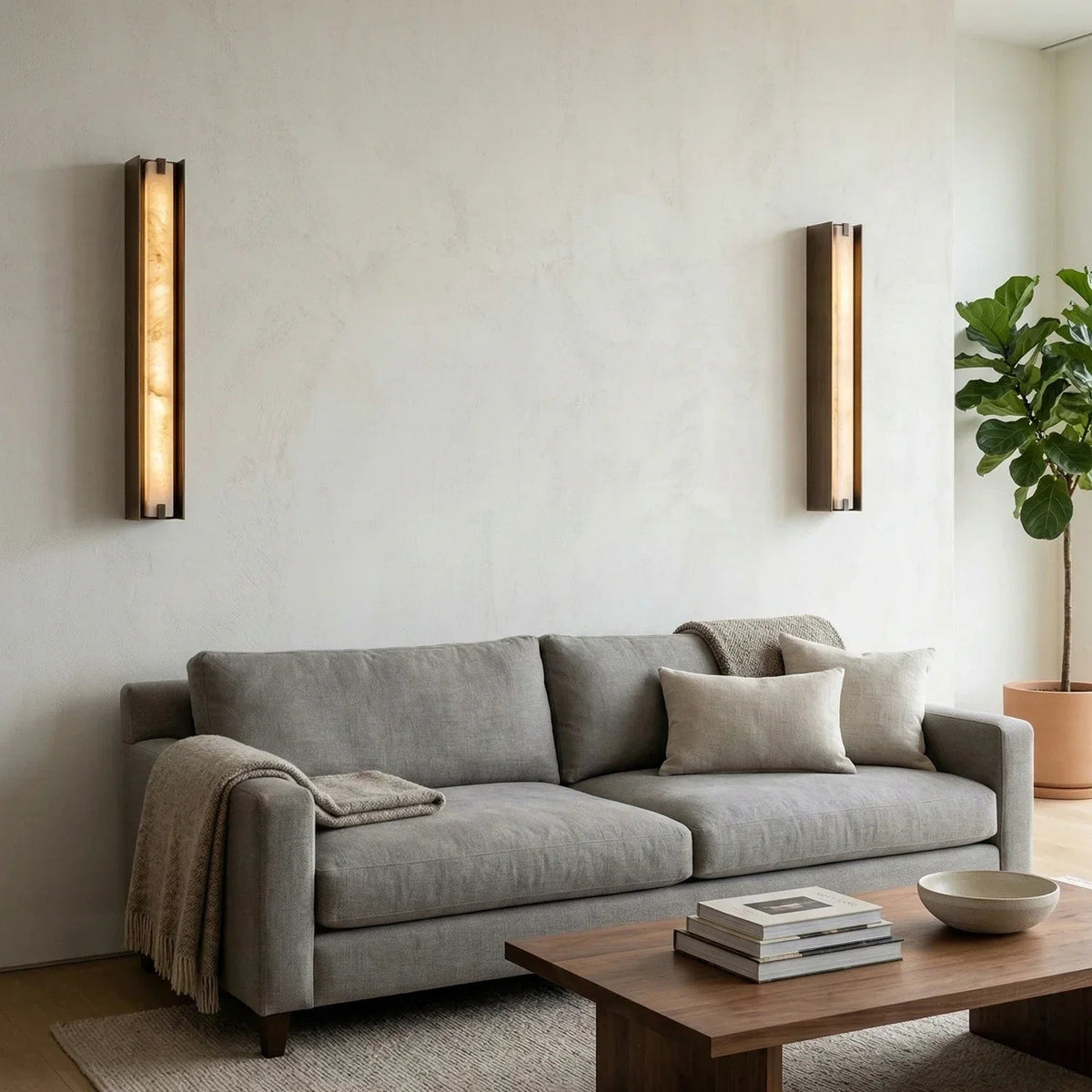 Axis Alabaster Linear Wall Sconce