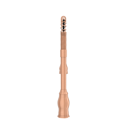 Copper Pre-Rinse Spring Kitchen Faucet, Single Level Solid Brass Kitchen Sink Faucets with Pull Down Sprayer - AK96518C